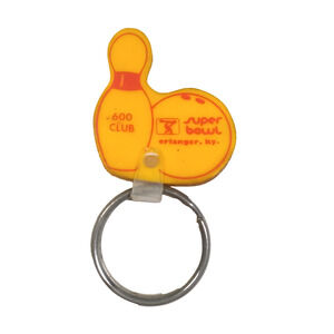 Super Bowl Erianger New York 600 Club Bowling Alley Vintage Collectable Keychain